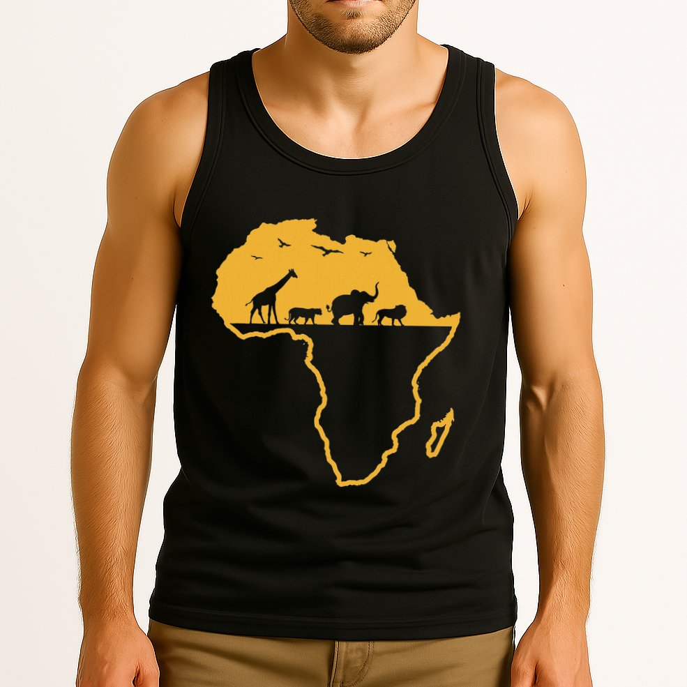 Africa Safari African Wild Animals Environment National Park Tank Top