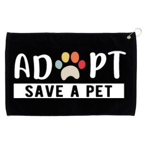 Adopt Save A Pet Cat And Dog Animals Rescue Grommeted Golf Towel