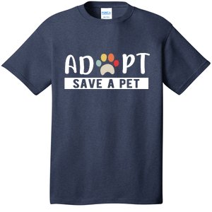 Adopt Save A Pet Cat And Dog Animals Rescue T-Shirt