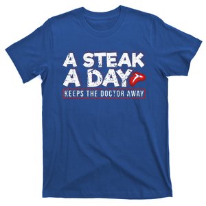 A Steak A Day Carnivore Diet Antivegan Antivegetarian T-Shirt