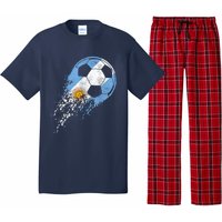 Argentina Soccer Argentinian Flag Pride Soccer Player Pajama Set