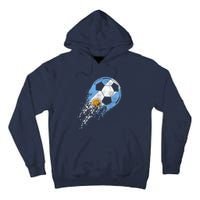 Argentina Soccer Argentinian Flag Pride Soccer Player Tall Hoodie