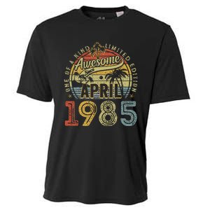 Awesome Since April 1985 40 Year Old 40th Birthday Women Cooling Performance Crew T-Shirt