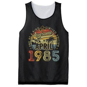 Awesome Since April 1985 40 Year Old 40th Birthday Women Mesh Reversible Basketball Jersey Tank