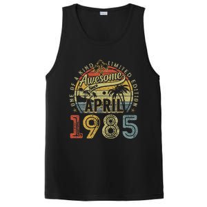 Awesome Since April 1985 40 Year Old 40th Birthday Women PosiCharge Competitor Tank