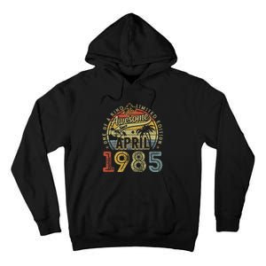 Awesome Since April 1985 40 Year Old 40th Birthday Women Tall Hoodie