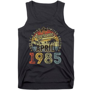 Awesome Since April 1985 40 Year Old 40th Birthday Women Tank Top