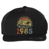 Awesome Since April 1985 40 Year Old 40th Birthday Women Wool Snapback Cap