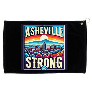 Asheville Strong Asheville North Carolina Grommeted Golf Towel