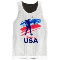 Archery Sport Archer Support Team Flag Usa American Mesh Reversible Basketball Jersey Tank