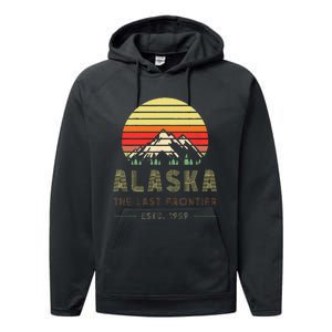 Alaska Souvenirs Alaska Family Friends Group Performance Fleece Hoodie