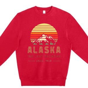 Alaska Souvenirs Alaska Family Friends Group Premium Crewneck Sweatshirt