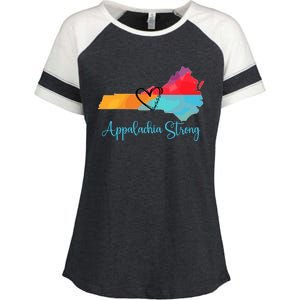 Appalachia Strong Enza Ladies Jersey Colorblock Tee