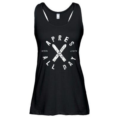 Apres Ski All Day Ski Cool Skier Winter Sports Skiing Ladies Essential Flowy Tank