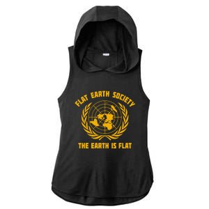 Anti Scientism Ladies PosiCharge Tri-Blend Wicking Draft Hoodie Tank