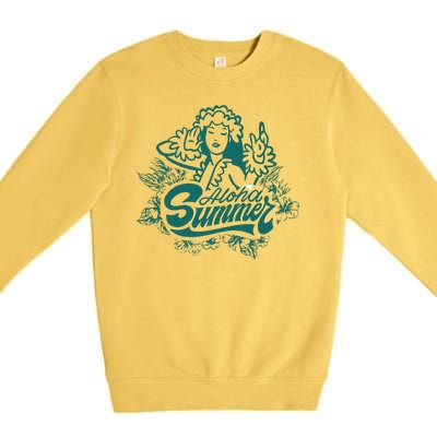 Aloha Summer Premium Crewneck Sweatshirt