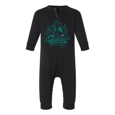 Aloha Summer Infant Fleece One Piece