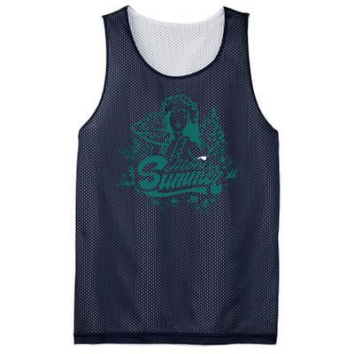 Aloha Summer Mesh Reversible Basketball Jersey Tank