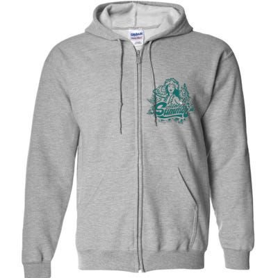 Aloha Summer Full Zip Hoodie