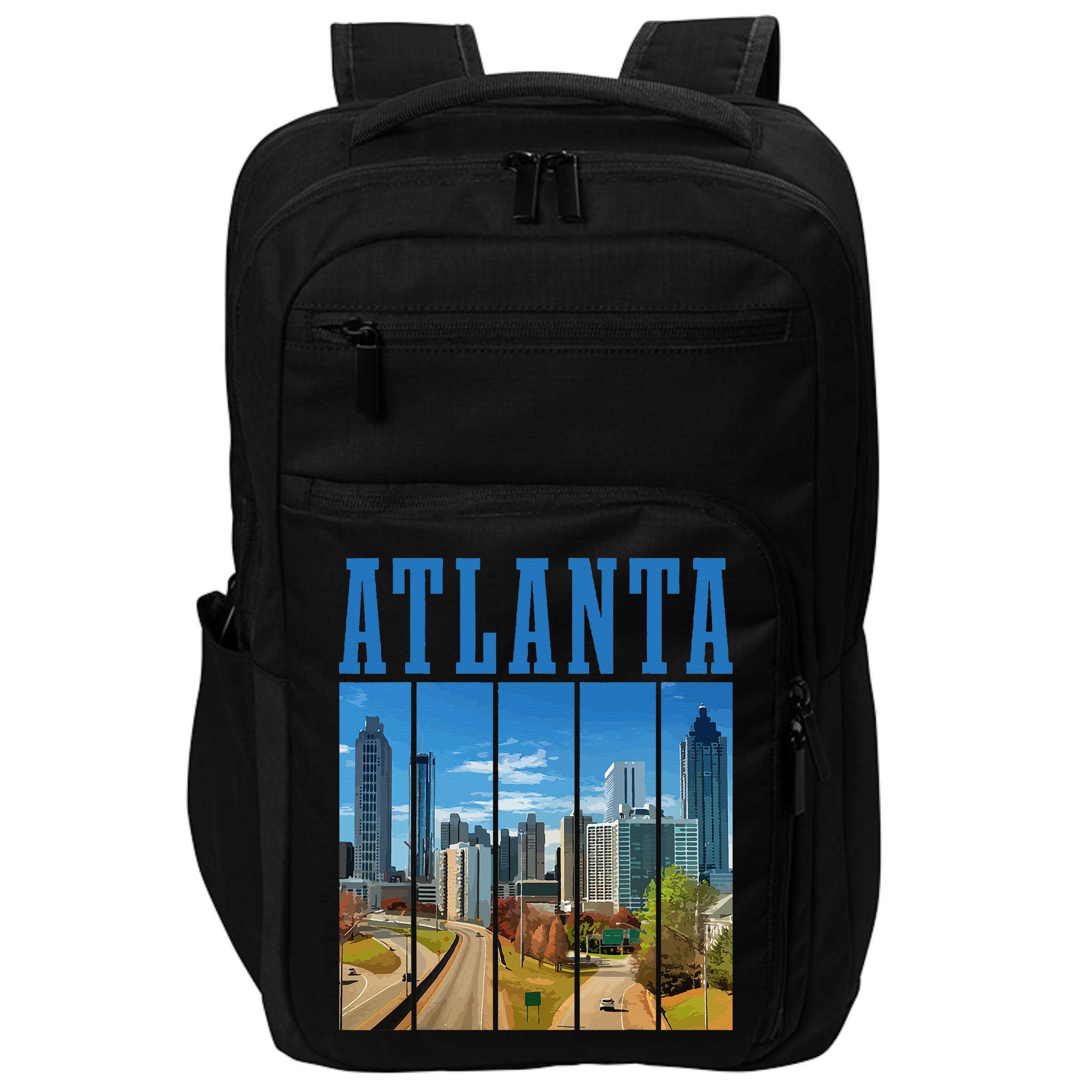 Atlanta Skyline ATL Georgia Vintage Pride Impact Tech Backpack