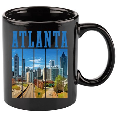 Atlanta Skyline ATL Georgia Vintage Pride 11oz C Handle Ceramic Mug