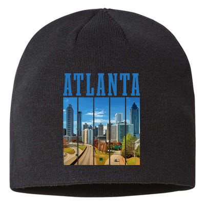 Atlanta Skyline ATL Georgia Vintage Pride Sustainable Beanie