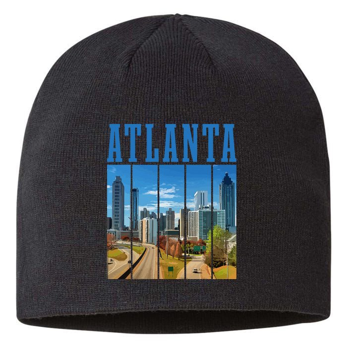 Atlanta Skyline ATL Georgia Vintage Pride Sustainable Beanie