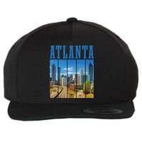 Atlanta Skyline ATL Georgia Vintage Pride Wool Snapback Cap