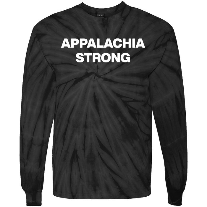 Appalachian Strong Tie-Dye Long Sleeve Shirt