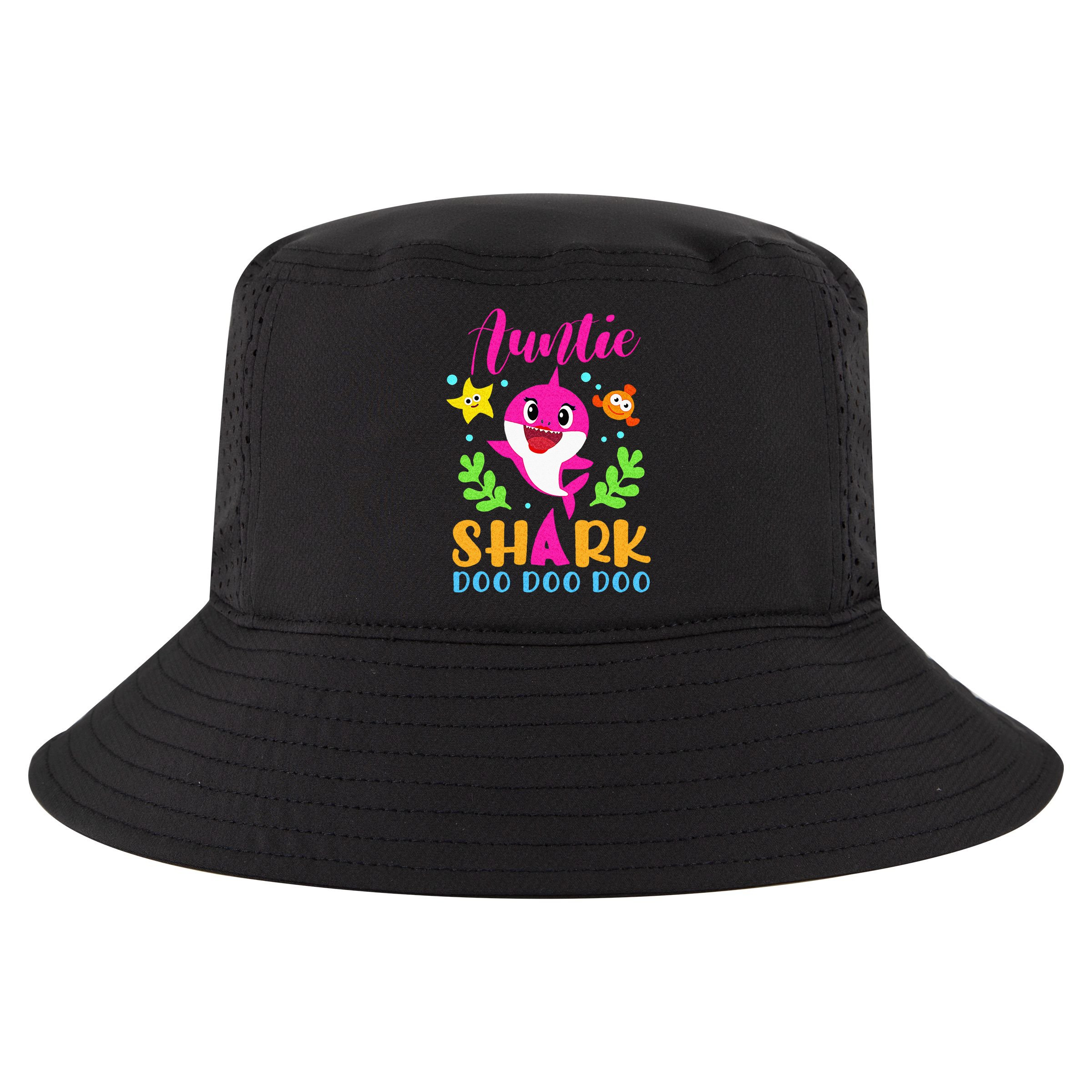 Auntie Shark Auntie Shark Lover Family Mothers Day Cool Comfort Performance Bucket Hat