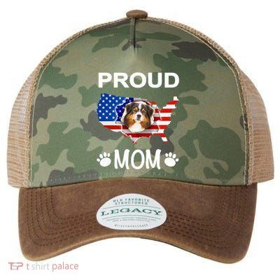 Australian Shepherd Aussie Australian Proud Patriot Mom Gift Legacy Tie Dye Trucker Hat