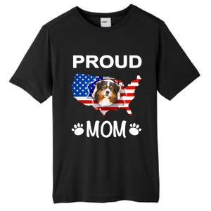 Australian Shepherd Aussie Australian Proud Patriot Mom Gift Tall Fusion ChromaSoft Performance T-Shirt