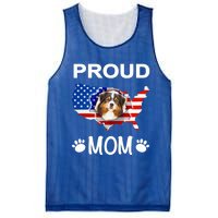 Australian Shepherd Aussie Australian Proud Patriot Mom Gift Mesh Reversible Basketball Jersey Tank