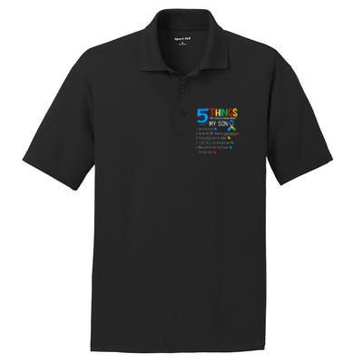 Autistic Son Autism Awareness Support For Mom PosiCharge RacerMesh Polo