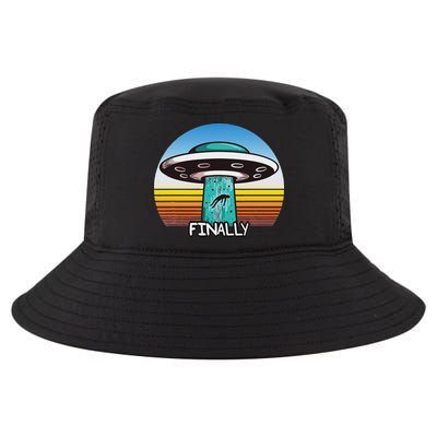 Alien S Abduction Ufo Finally Cool Comfort Performance Bucket Hat