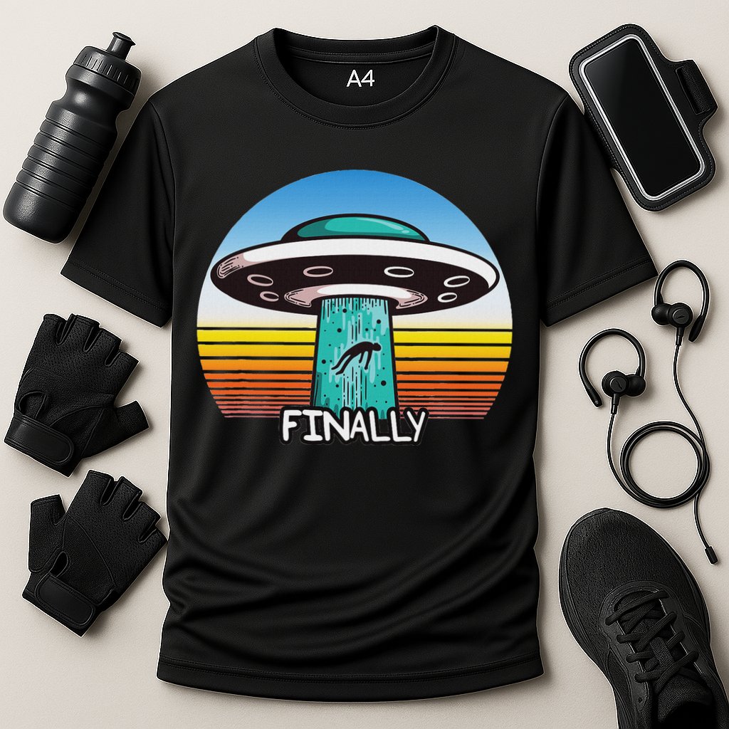 Alien S Abduction Ufo Finally Performance Shirt
