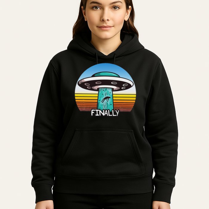 Alien S Abduction Ufo Finally Hoodie