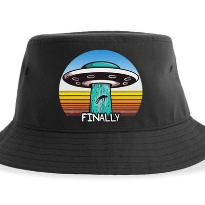 Alien S Abduction Ufo Finally Sustainable Bucket Hat