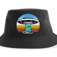 Alien S Abduction Ufo Finally Sustainable Bucket Hat