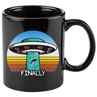 Alien S Abduction Ufo Finally 11oz C Handle Ceramic Mug