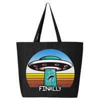 Alien S Abduction Ufo Finally 25L Jumbo Tote