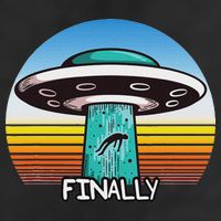 Alien S Abduction Ufo Finally 25L Jumbo Tote