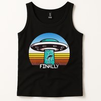 Alien S Abduction Ufo Finally Tank Top