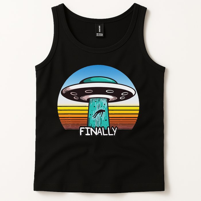 Alien S Abduction Ufo Finally Tank Top