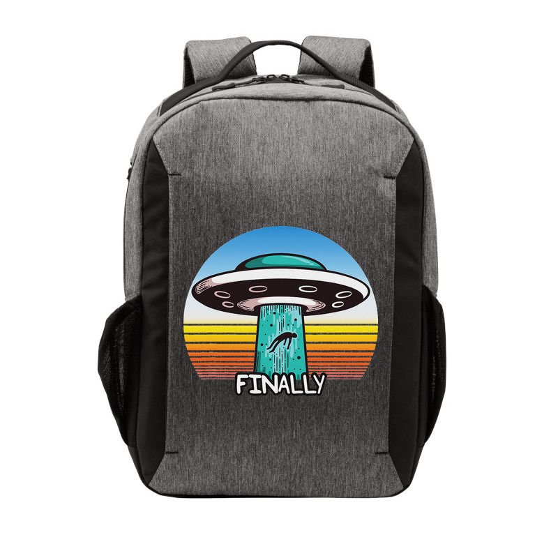 Alien S Abduction Ufo Finally Vector Backpack