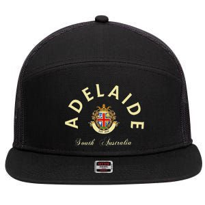 Adelaide South Australia Australian Kangaroo Adelaide 7 Panel Mesh Trucker Snapback Hat