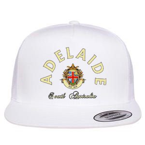 Adelaide South Australia Australian Kangaroo Adelaide Flat Bill Trucker Hat