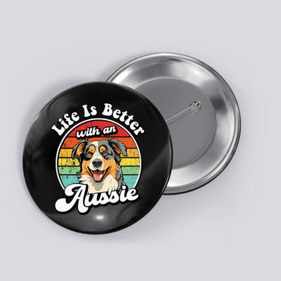 Australian Shepherd Button