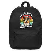 Australian Shepherd 16 in Basic Backpack