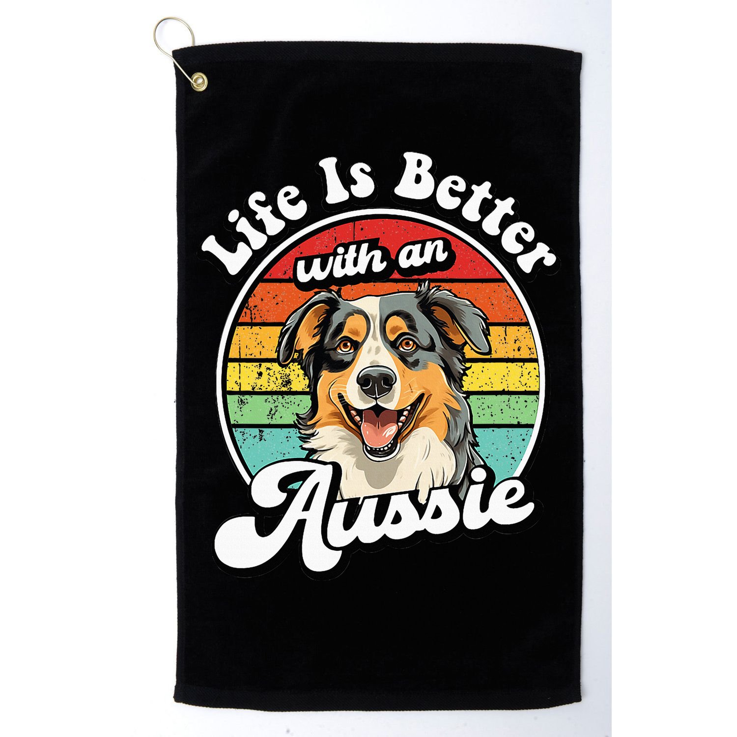 Australian Shepherd Golf Towel